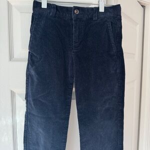 Brooks Brothers Navy Corduroy Kids Pants, Boys Size 8